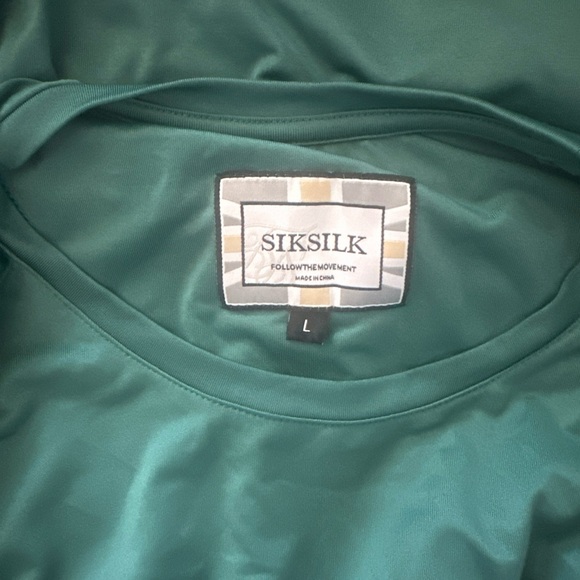 SIKSILK Men's Teal Short Sleeve Tee - Picture 6 of 8